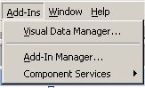 Add-Ins -valikko